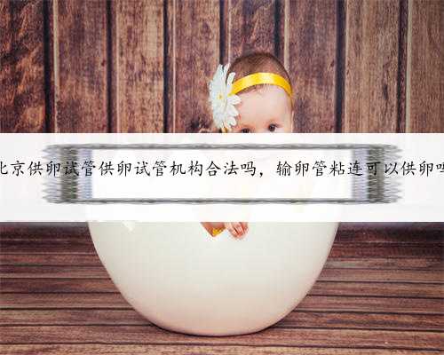 北京供卵试管供卵试管机构合法吗，输卵管粘连可以供卵吗