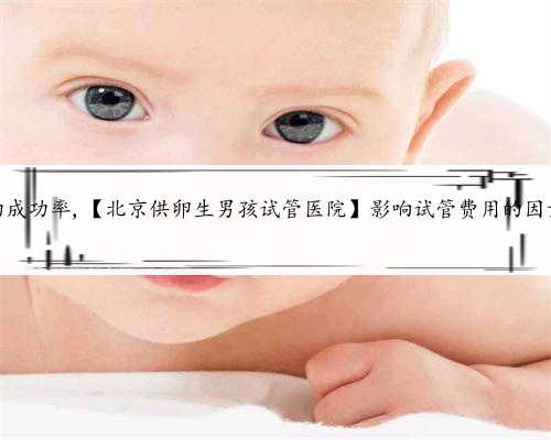 北京供卵移植的成功率,【北京供卵生男孩试管医院】影响试管费用的因素包含